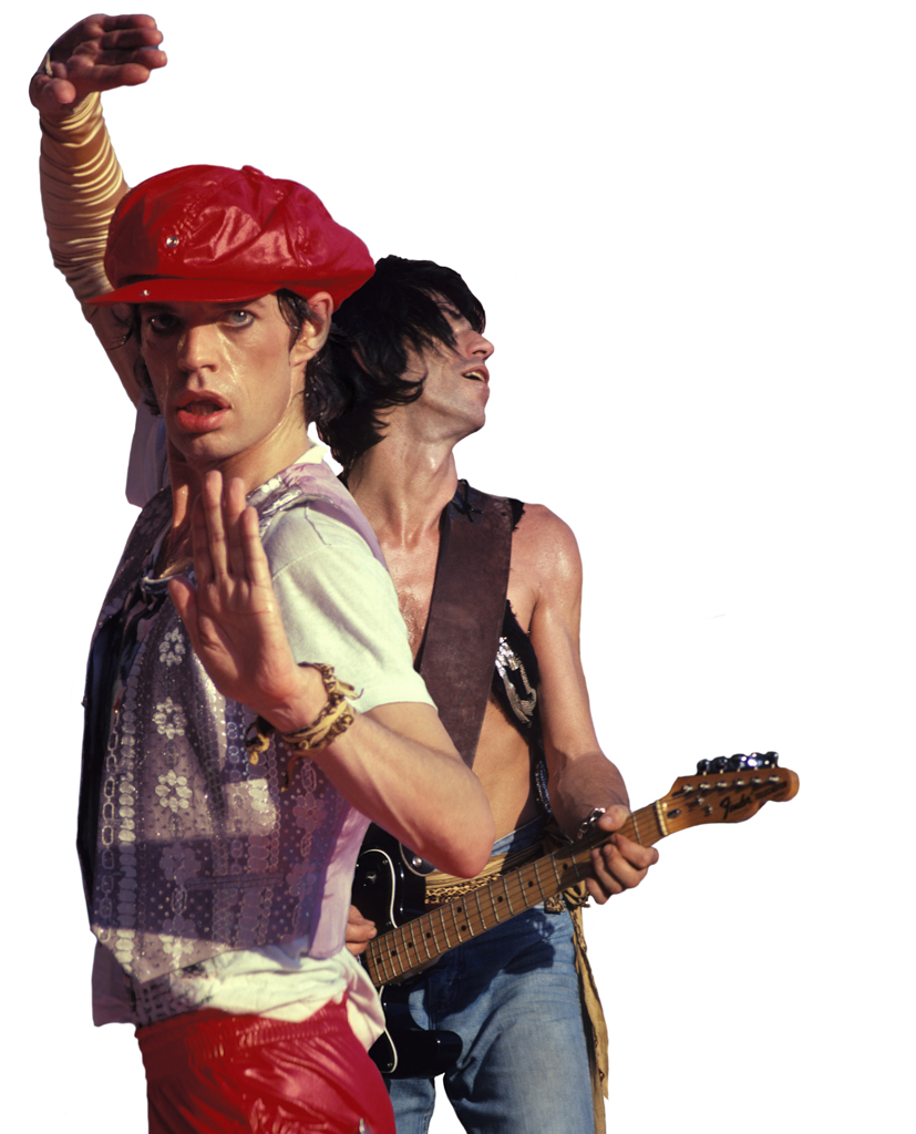 Ebet Roberts - Keith Richards and Ronnie Wood by Ebet Roberts For